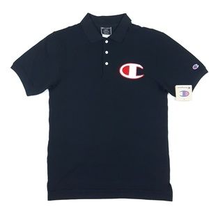 Champion Men's Chenille C Polo Big Logo